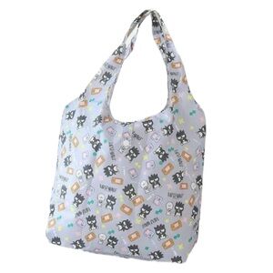Sanrio Bad Batz-Maru Waterproof Portable Foldable Nylon Grocery Tote Bag